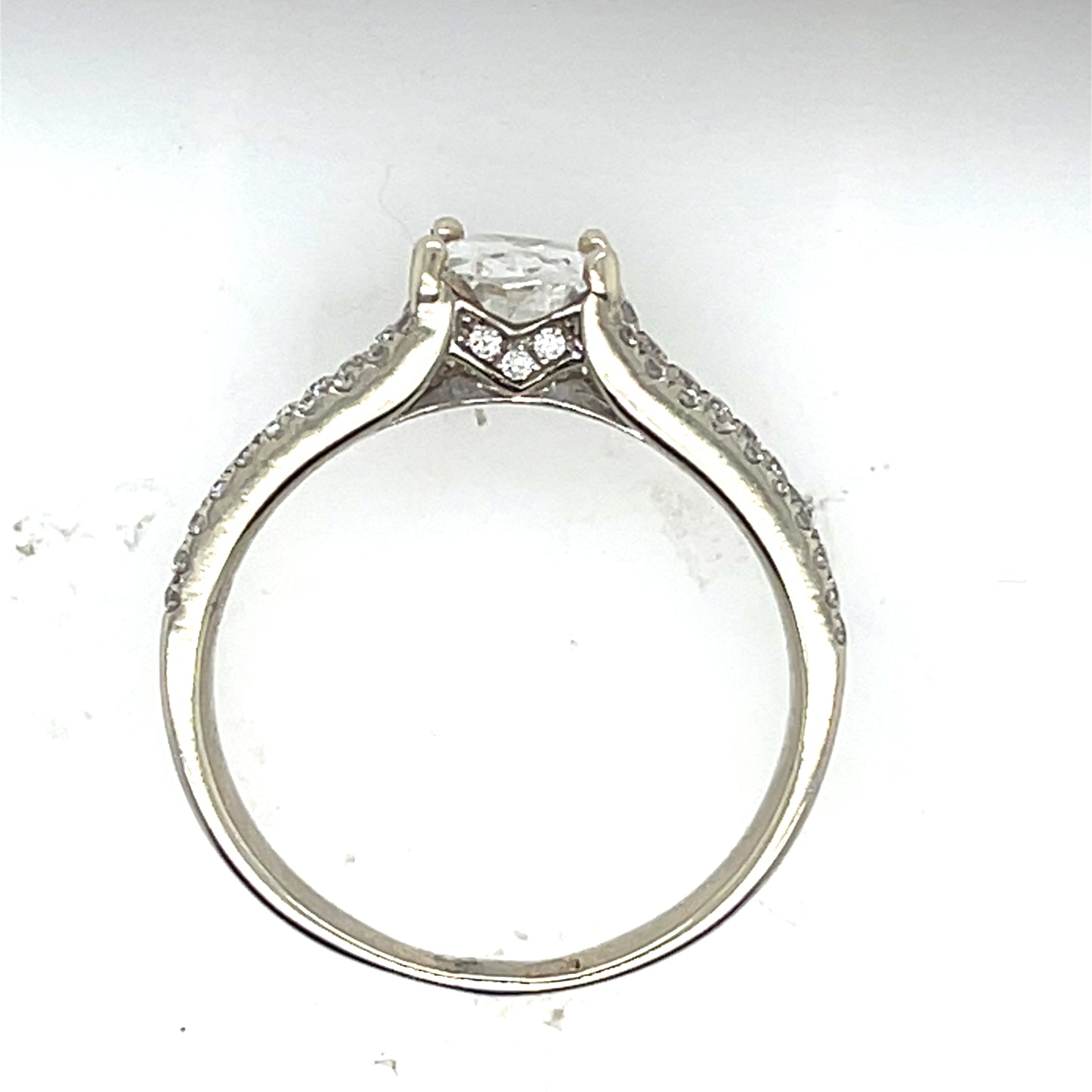 1.08 ct Cushion Cut Natural Diamond Ring