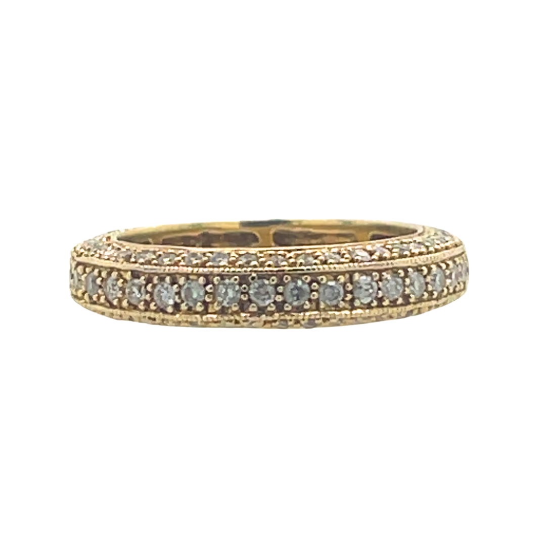 Micro Pave Full Eternity Band