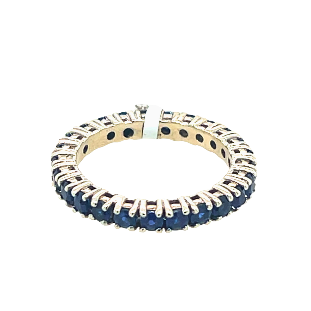 Sapphire Full Eternity Band