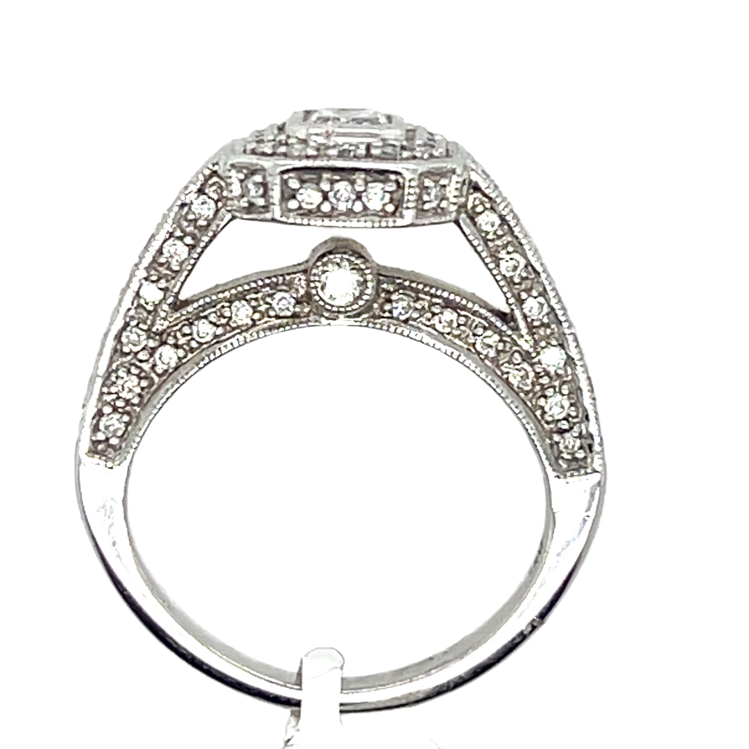 Art Deco Diamond Engagement Ring