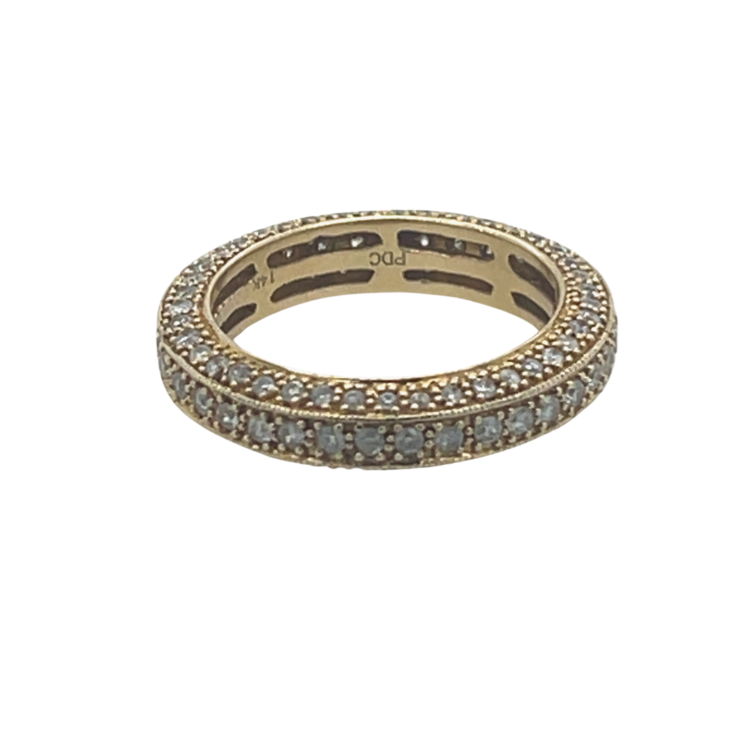 Micro Pave Full Eternity Band