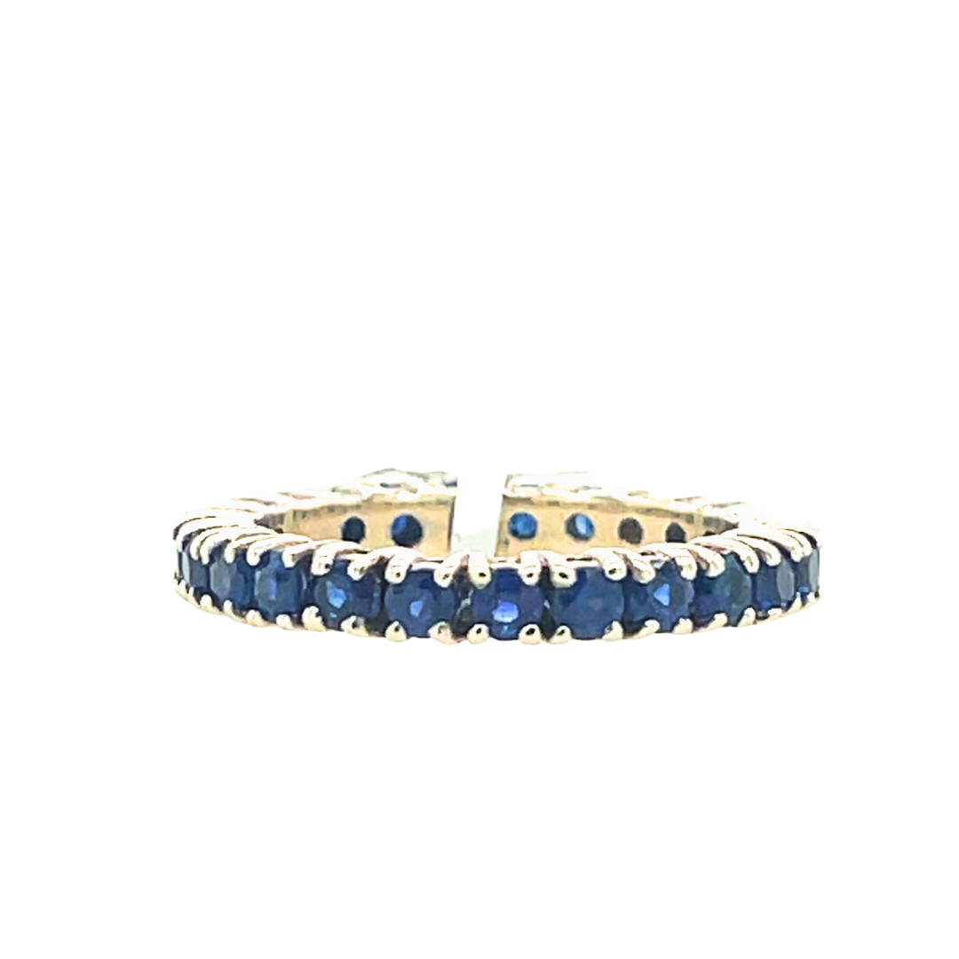 Sapphire Full Eternity Band