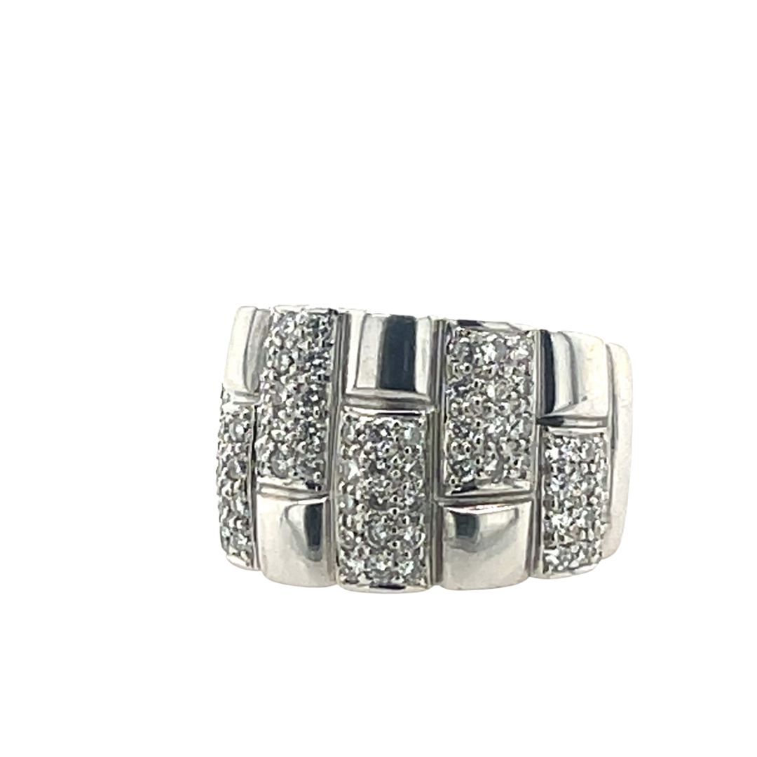 Chunky Diamond Frosted Band