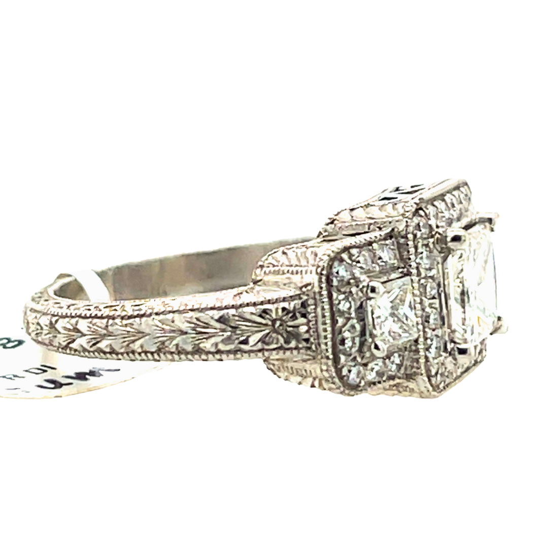 Art Deco Diamond Engagement Ring