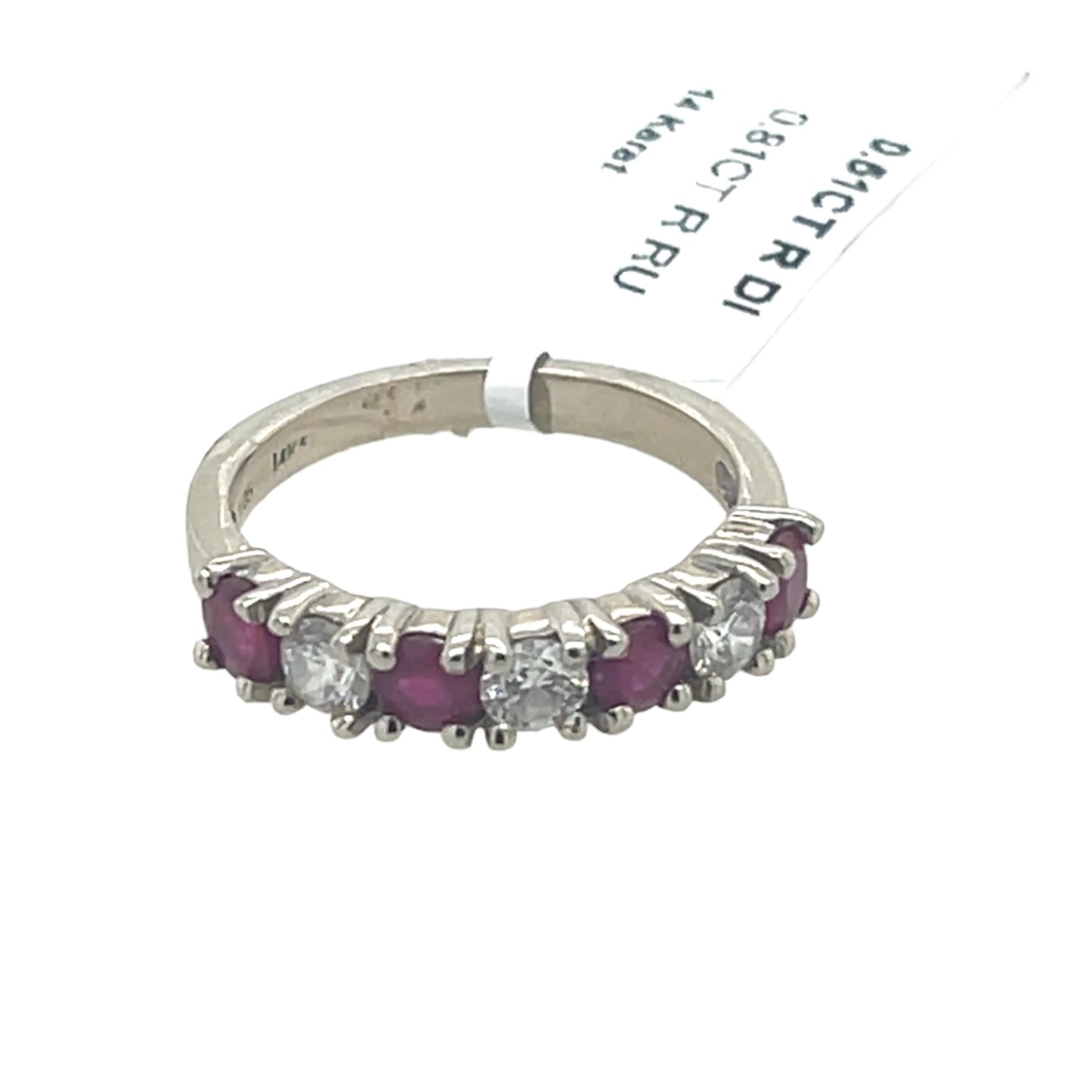 Estate  Ruby & Diamond Band