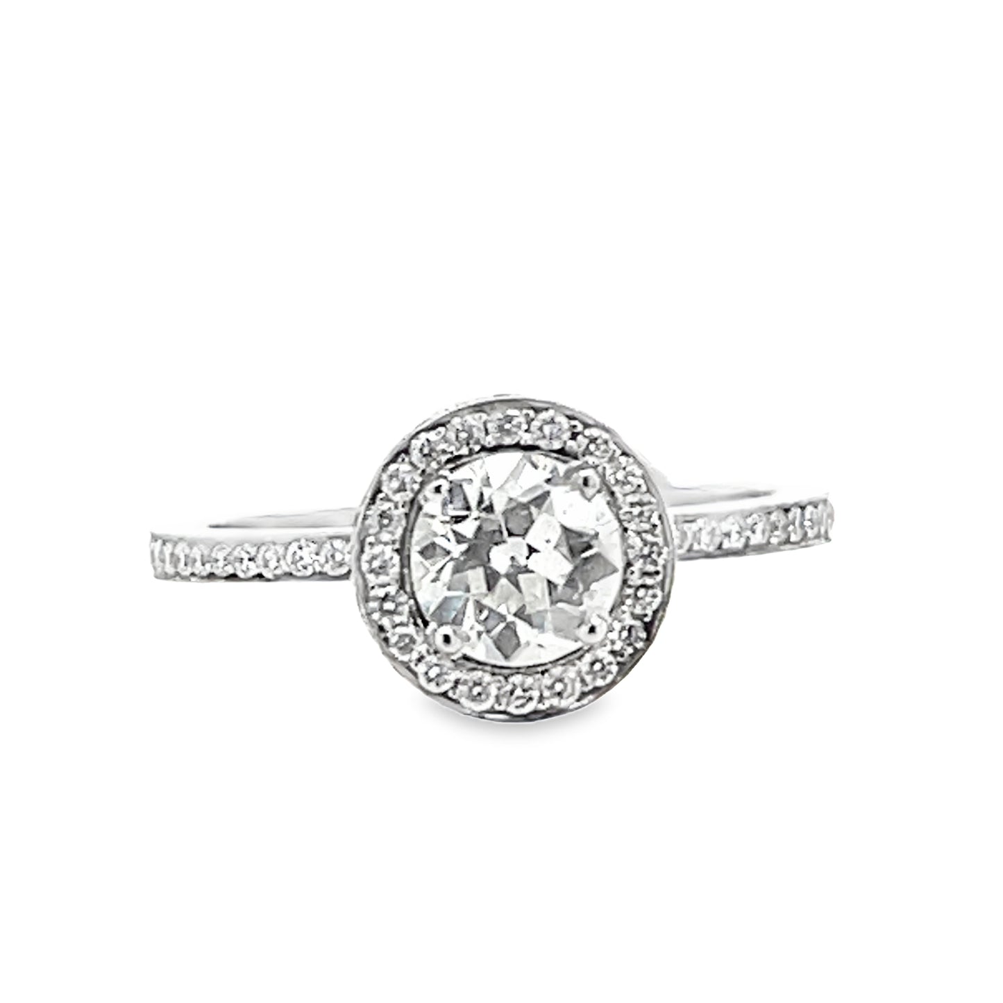 Halo Diamond Engagement Ring