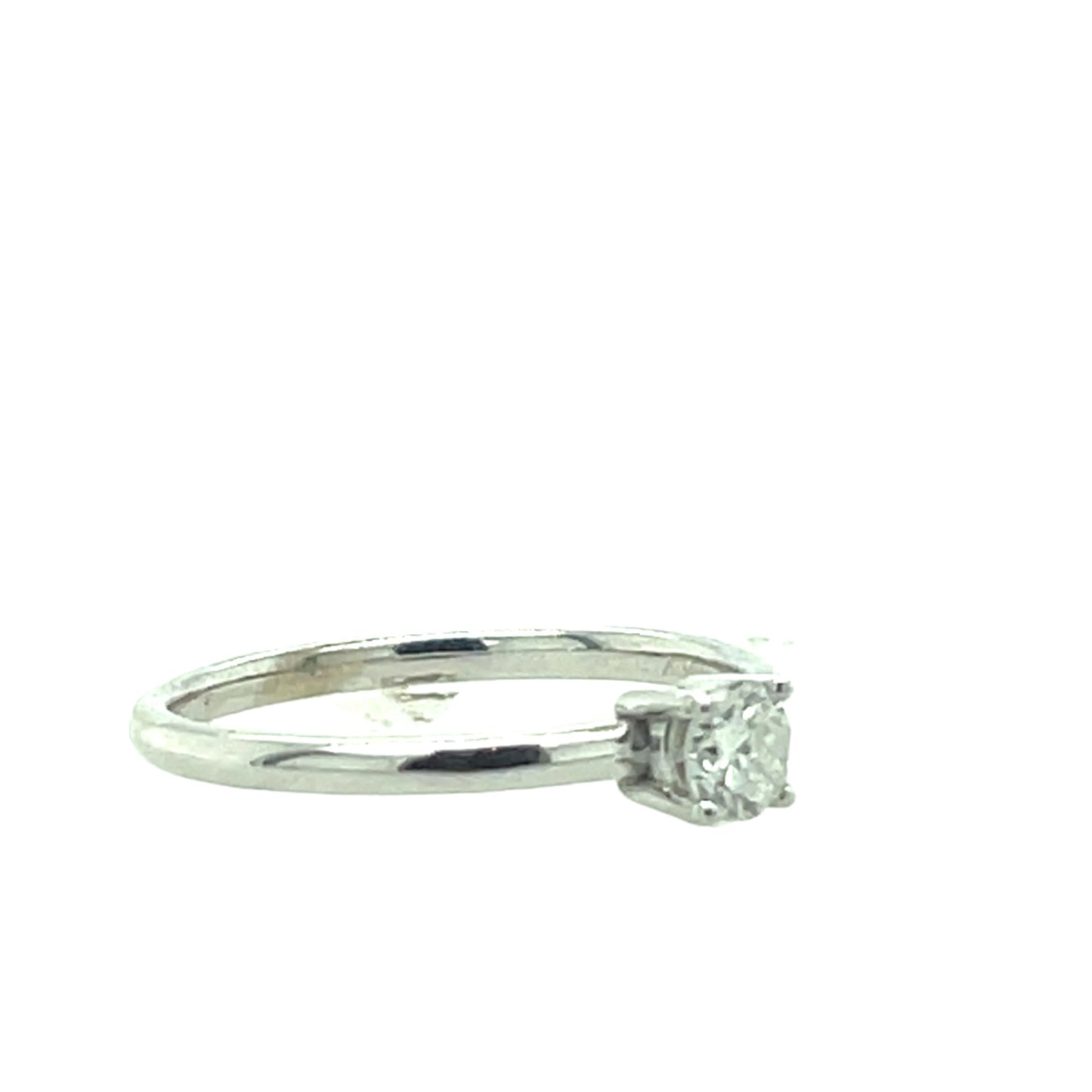 0.35 ct Round Engagement Diamond Ring