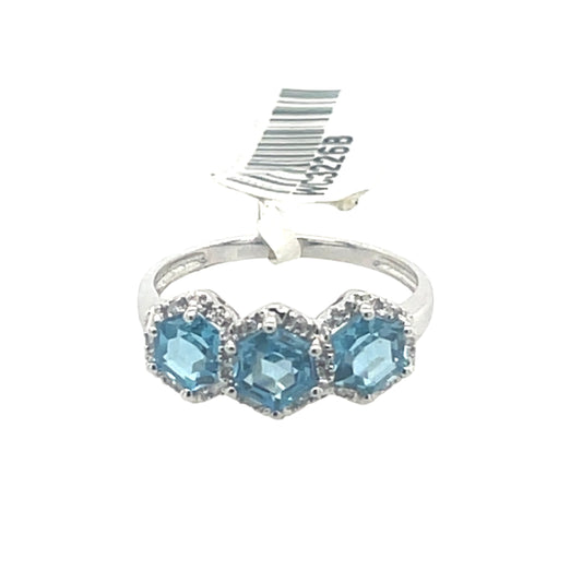 Blue Topaz Ring