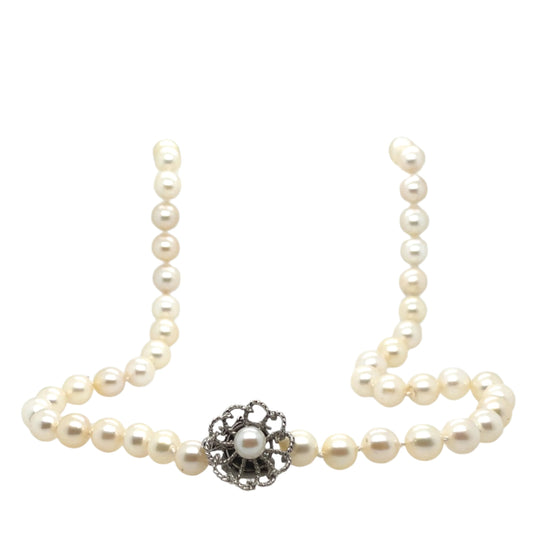 Vintage Baroque Pearl Necklace