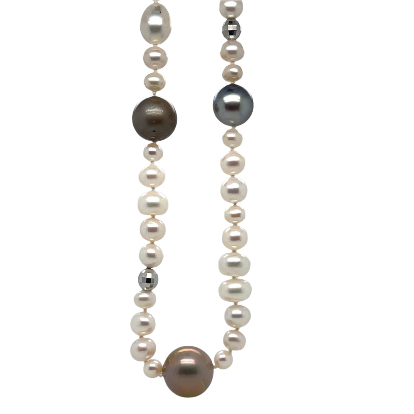 Freshwater and Tahitian Pearl Necklace